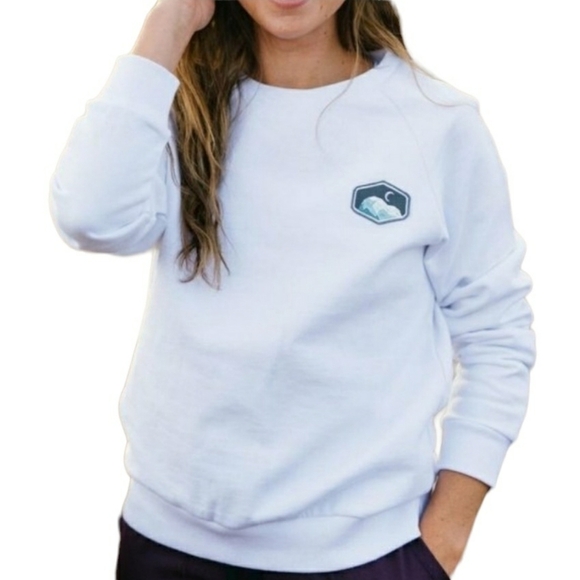 Zyia Active Sweatshirt XS White - Picture 2 of 11